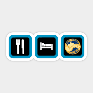 Eat, Sleep, WVSA Sticker